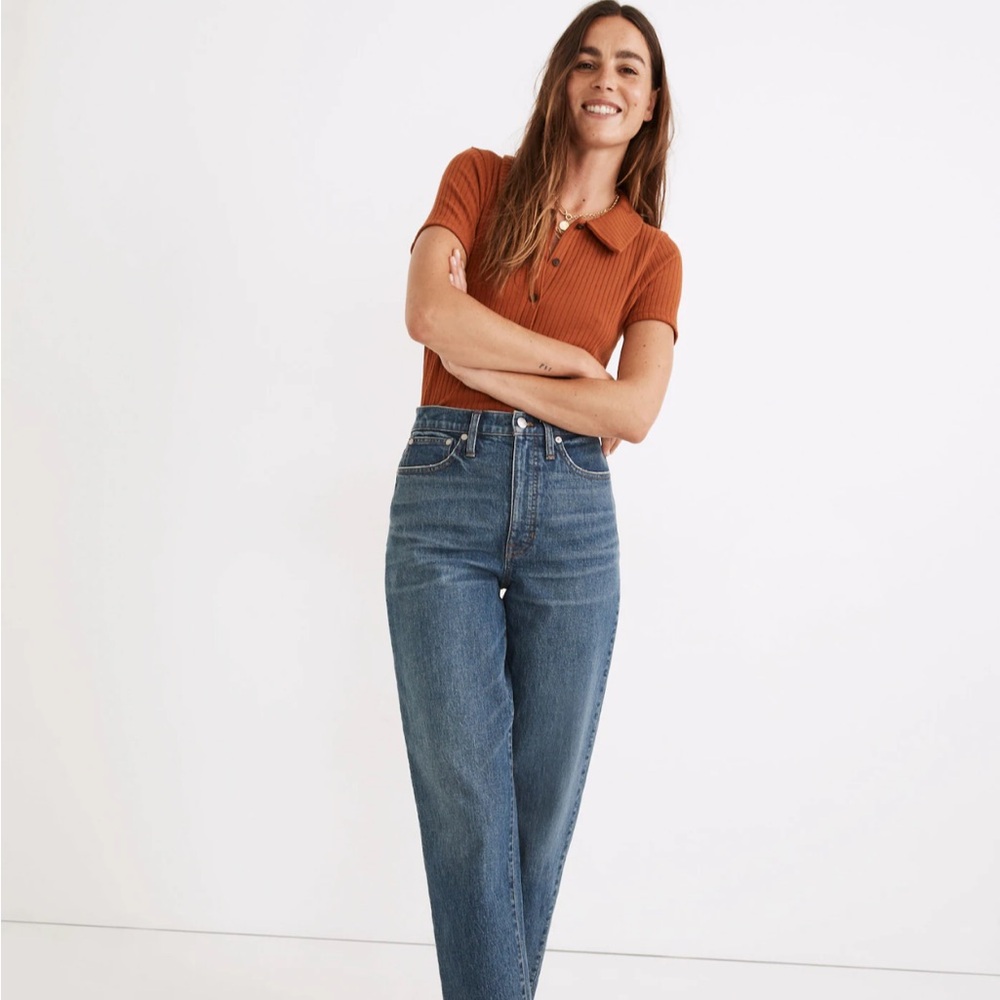 Madewell Balloon High-Waisted Jeans in Corson Wash